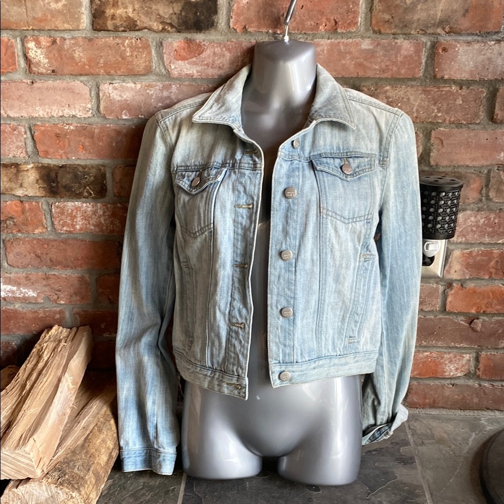 Ann Taylor loft light denim jacket